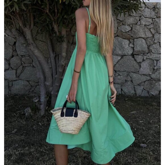 Collective The Label Gracie Smocked Midi Dress - Picture 4 of 10